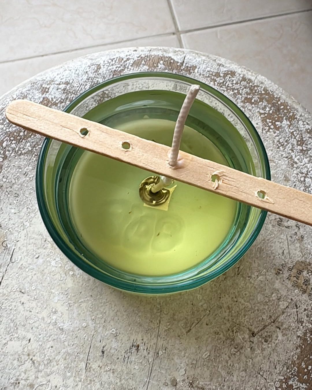 Vela de lavanda